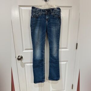 Silver suki mid slim boot waist 27 length 33